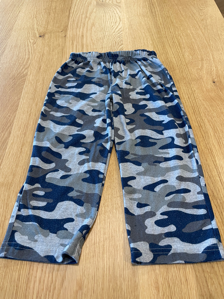 Pantalon de pyjama camouflage vert