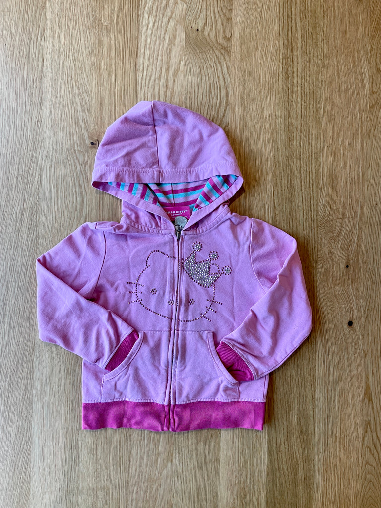 Gillet à capuche rose Hello Kitty, imparfait