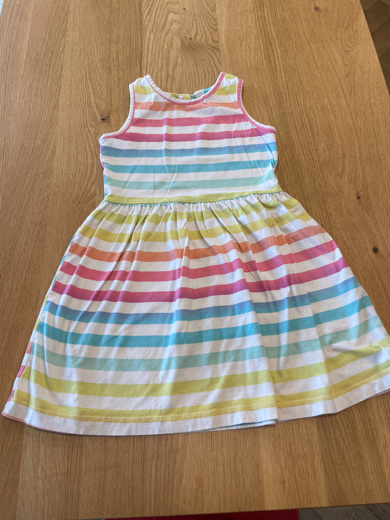 Robe nouée à rayures