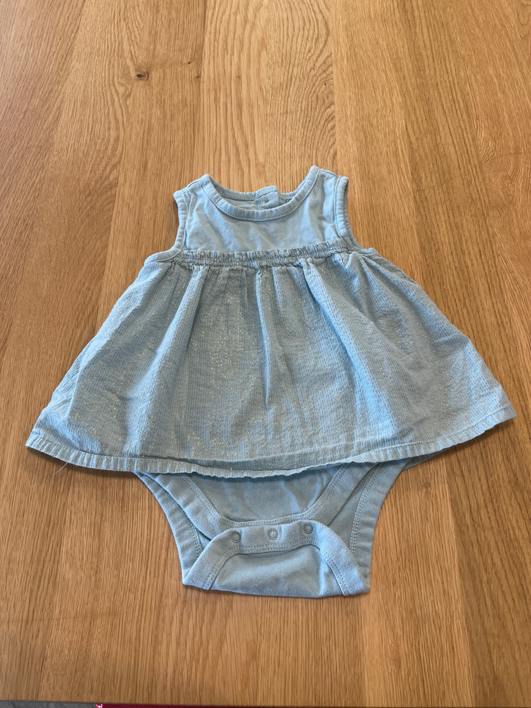 Robe émeraude dorée Gap