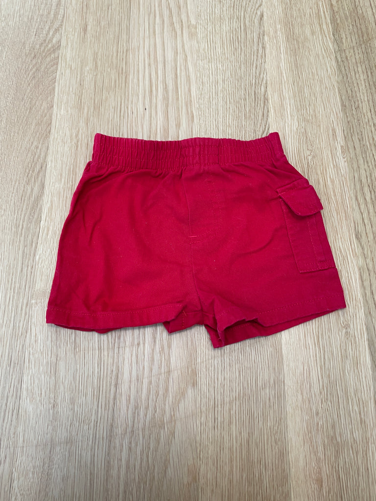 Short rouge bébé