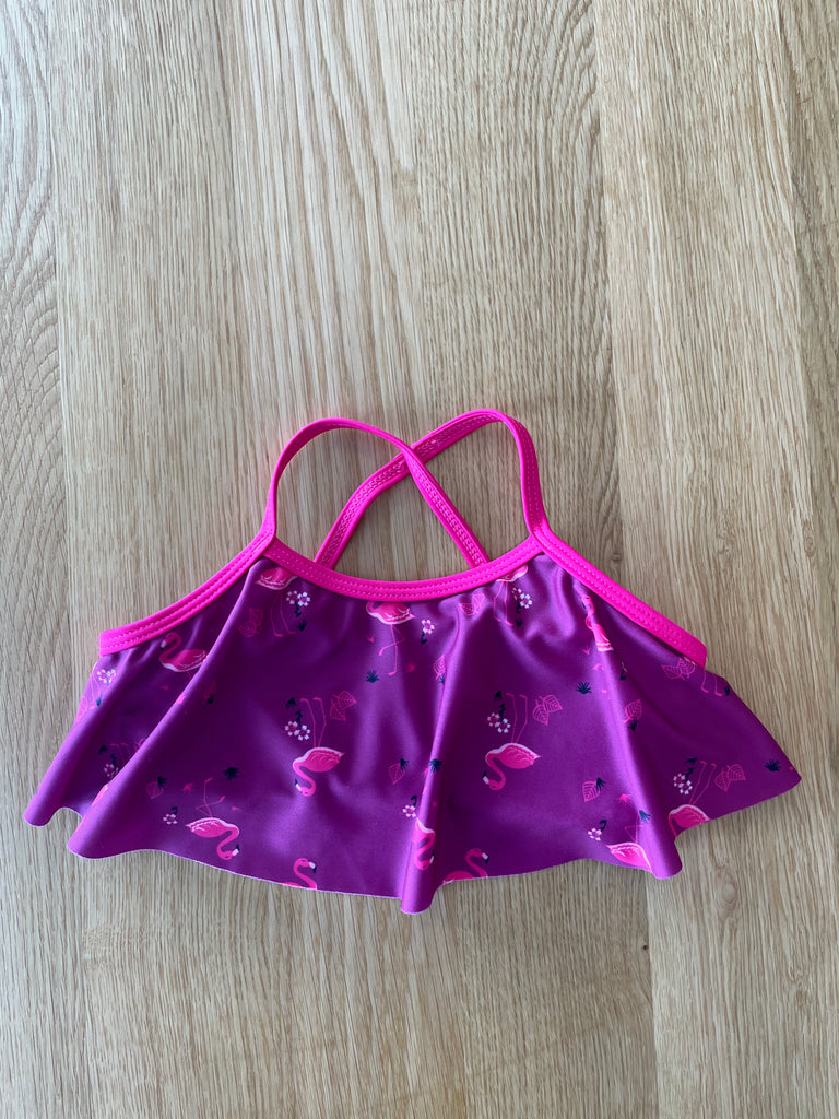 Haut de maillot flamants roses