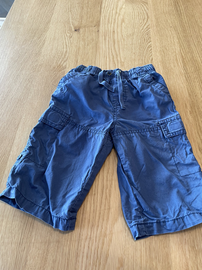 Pantalon toile bleu avec poches
