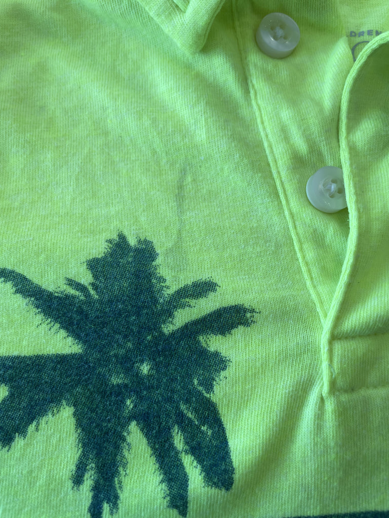 Polo vert surf cocotier
