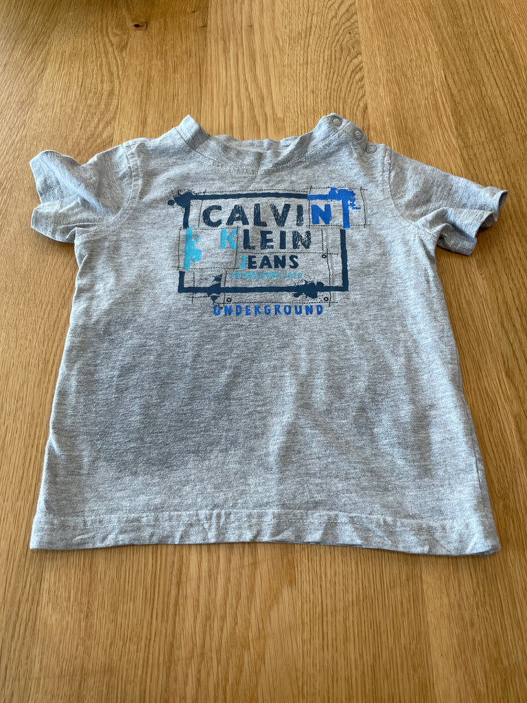 T-Shirt gris Calvin Klein