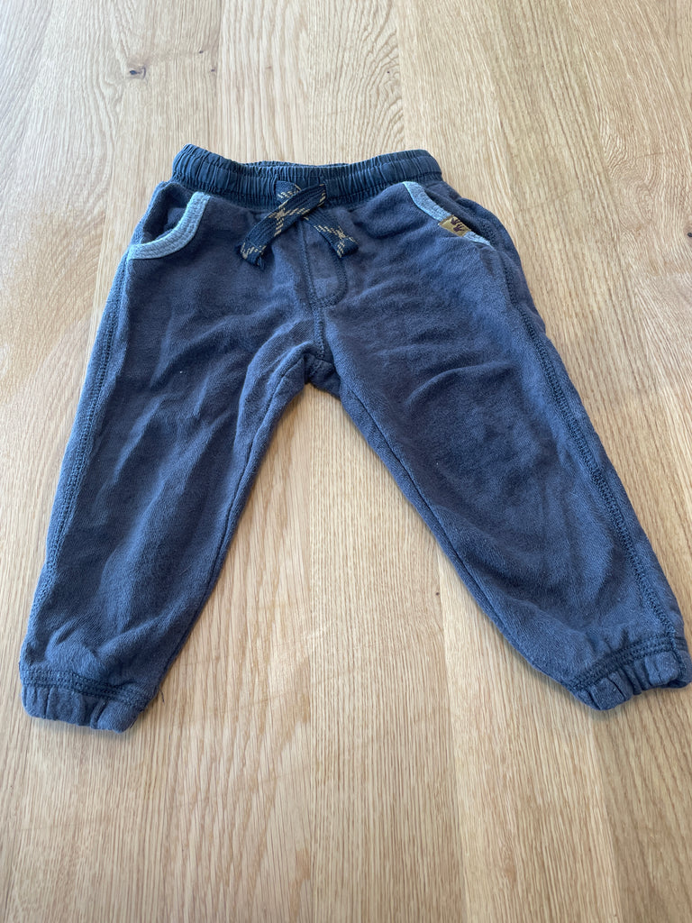 Pantalon coton gris foncé