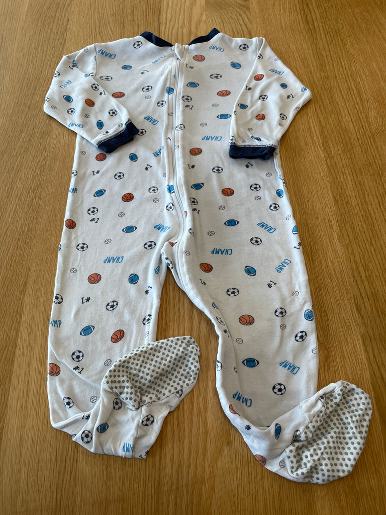 Pyjama blanc ballon