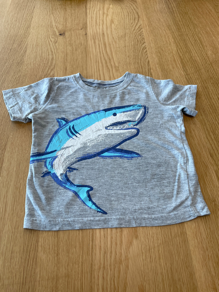T-Shirt gris requin