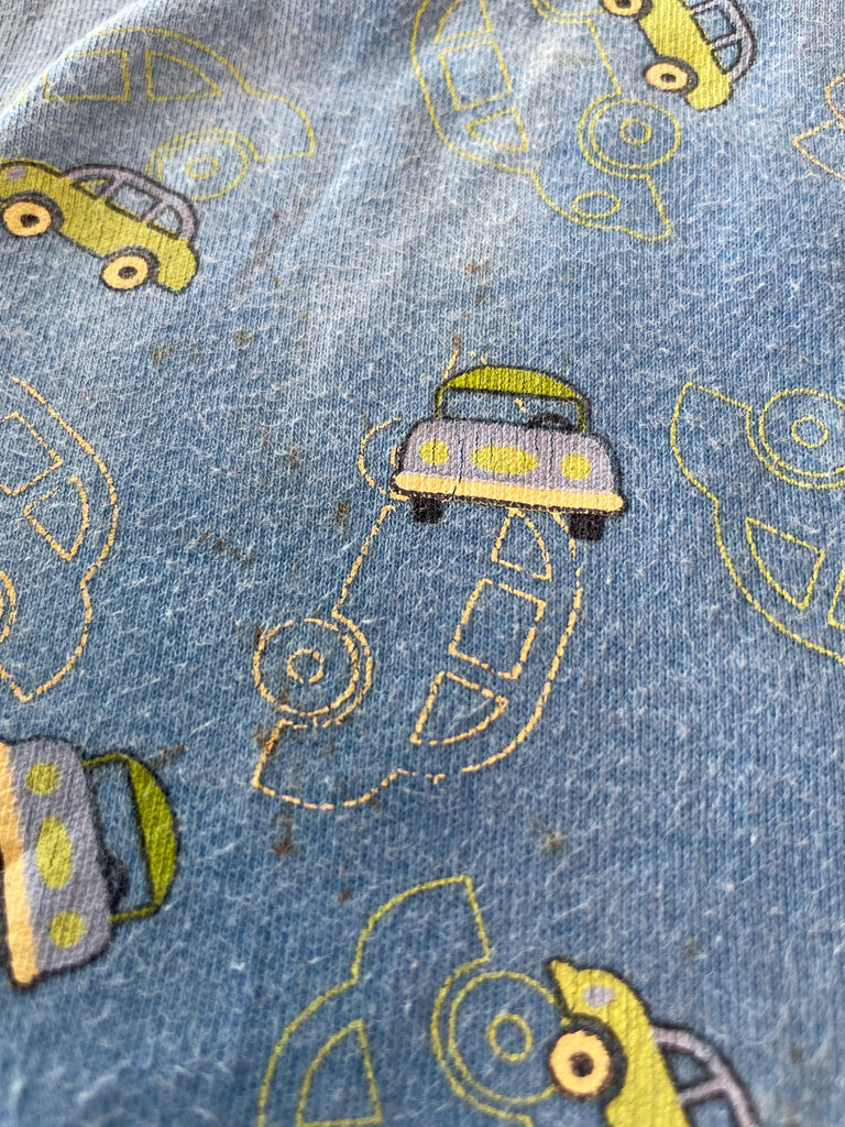 Pyjama bleu voiture / sans pied