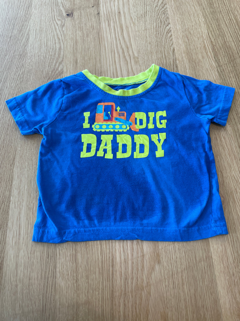 T-Shirt Bleu tractopelle