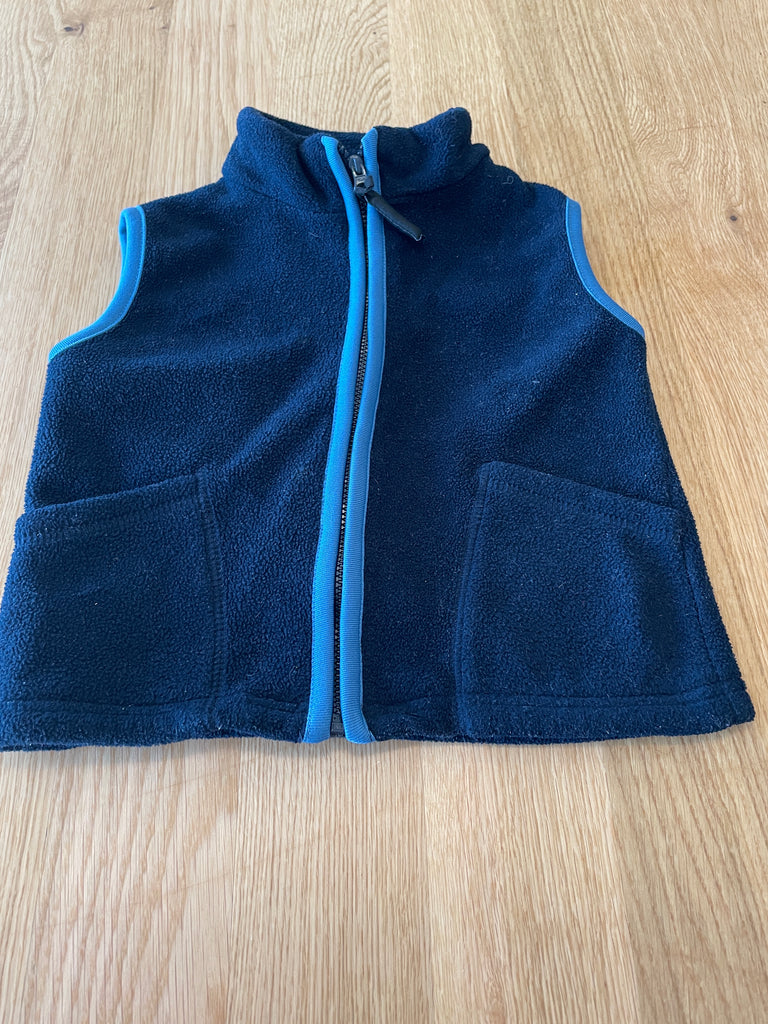 Veste sans manche polar avec zipper