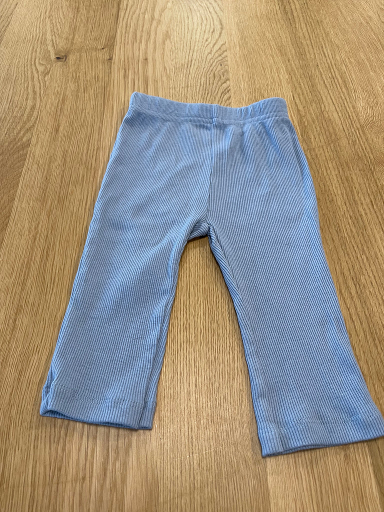 Pantalon coton corduroy bleu clair